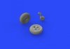 Eduard 648469 Spitfire Mk. XIV wheels - 3spoke 1/48 AIRFIX